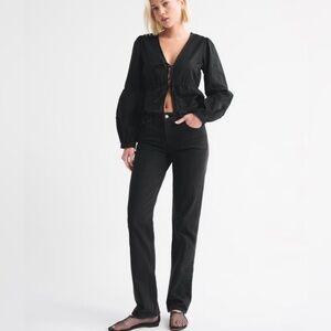 Abercrombie mid rise jeans.